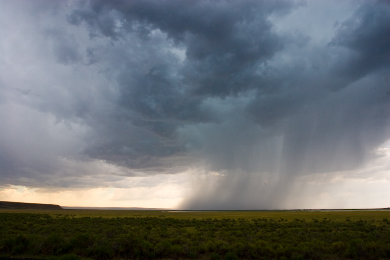 Storm Cloud Over High Desert